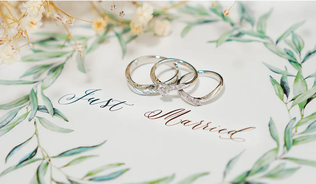 婚約指輪の写真