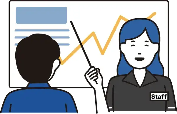 無料相談会のイラスト