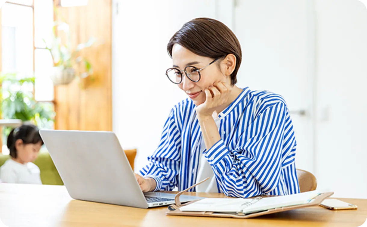場所も時間も自分のペースで｢自由｣に働ける イメージ